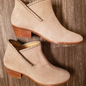 Jack Rogers Sadie Suede Booties Sz 6.5